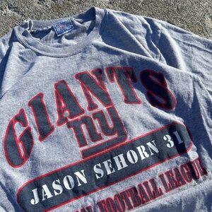 Vintage New York Giants Jason Sehorn tee shirt